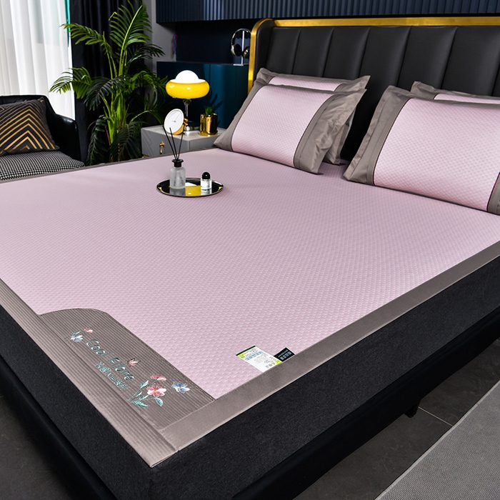 91家纺网 家纺一手货源 找家纺 （总）小牛席业 【正宗凉感】2023新款小冰块-凉感冰丝席凉席藤席竹席乳胶席