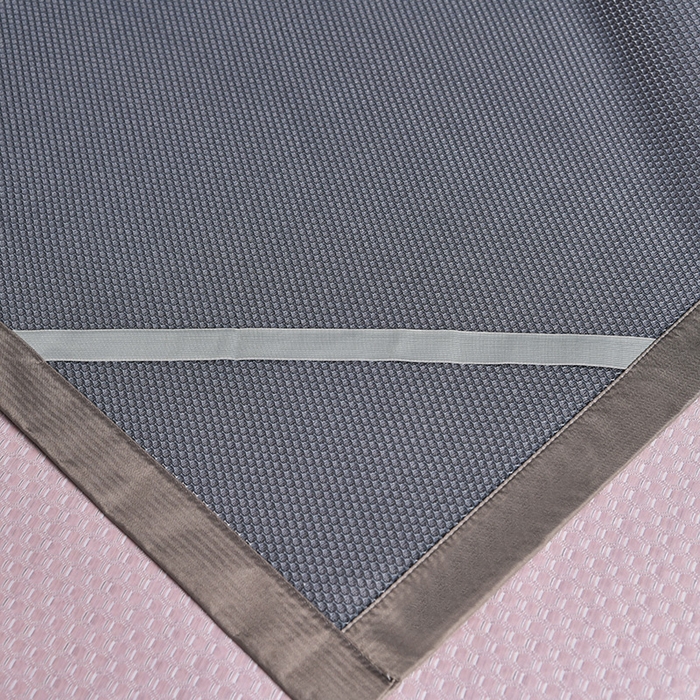 91家纺网 家纺一手货源 找家纺 小牛席业 【正宗凉感】2023新款小冰块-凉感冰丝席凉席藤席竹席乳胶席 小冰块-凉感冰丝席（粉色）