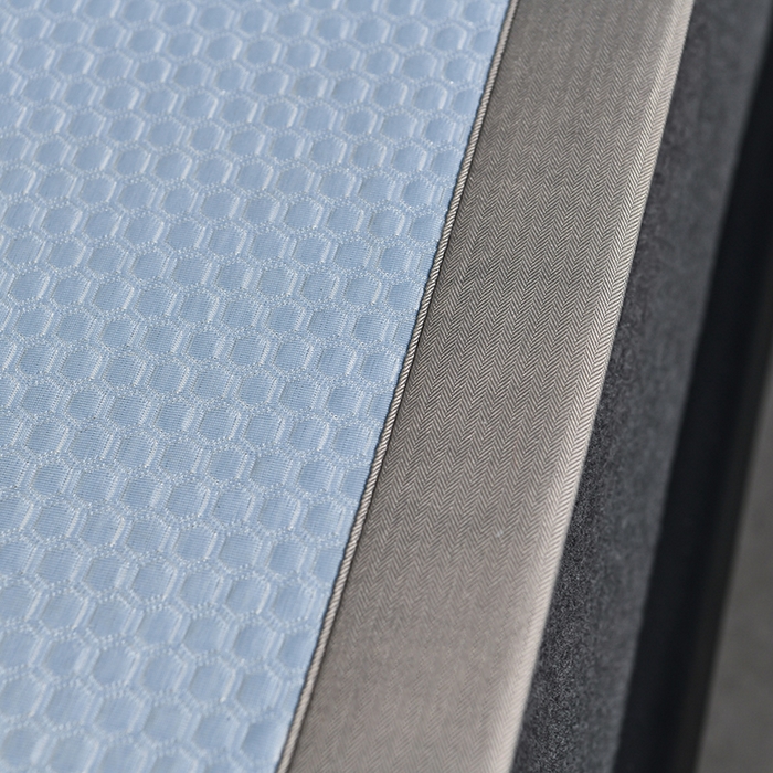 91家纺网 家纺一手货源 找家纺 小牛席业 【正宗凉感】2023新款小冰块-凉感冰丝席凉席藤席竹席乳胶席 小冰块-凉感冰丝席（蓝色）