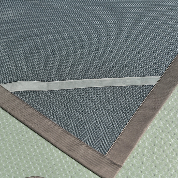 91家纺网 家纺一手货源 找家纺 小牛席业 【正宗凉感】2023新款小冰块-凉感冰丝席凉席藤席竹席乳胶席 小冰块-凉感冰丝席（绿色）