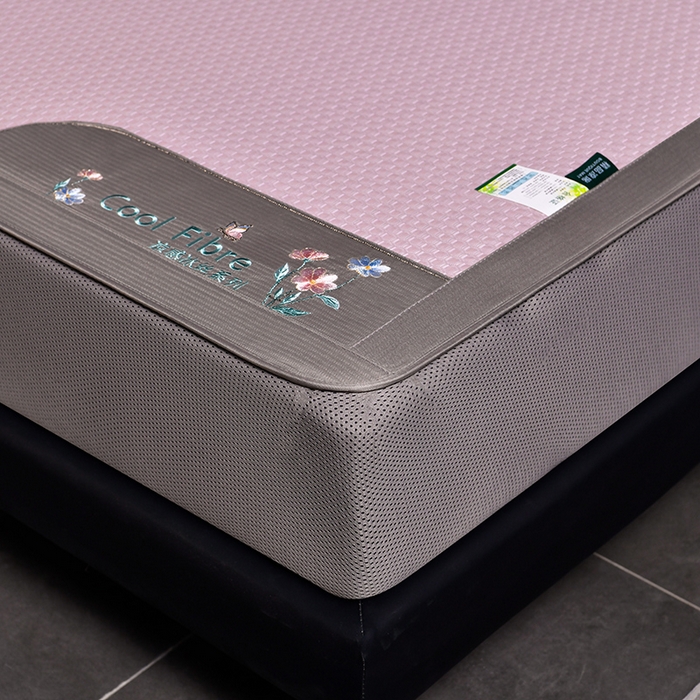 91家纺网 家纺一手货源 找家纺 （总）小牛席业 【正宗凉感】2023新款小冰块-凉感冰丝席（床笠款）凉席藤席竹席乳胶席