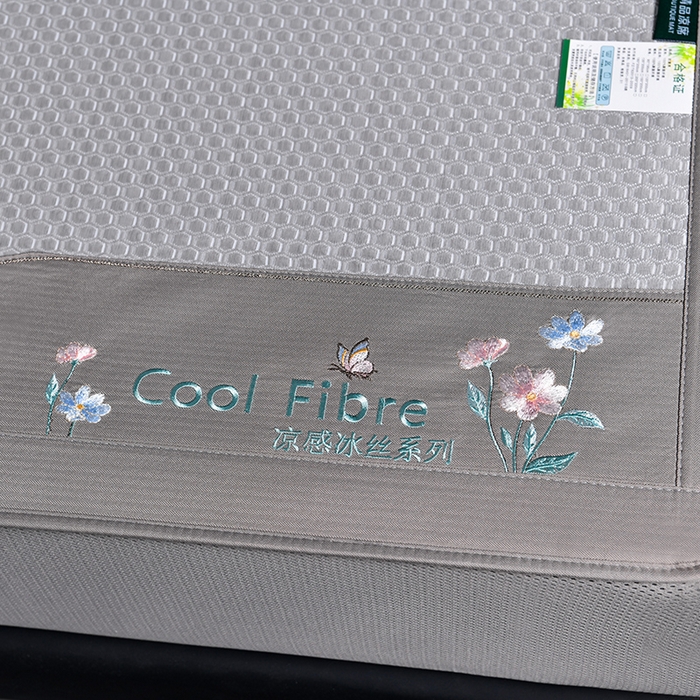 91家纺网 家纺一手货源 找家纺 小牛席业 【正宗凉感】2023新款小冰块-凉感冰丝席（床笠款）凉席藤席竹席乳胶席 小冰块-凉感冰丝席-床笠款（灰色）