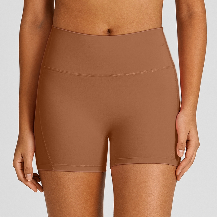 91家纺网 家纺一手货源 找家纺 （总）沐珩家纺 2026新款跨境蜜桃臀无缝收腹紧身瑜伽裤女外穿跑步运动速干健身裤三分短裤