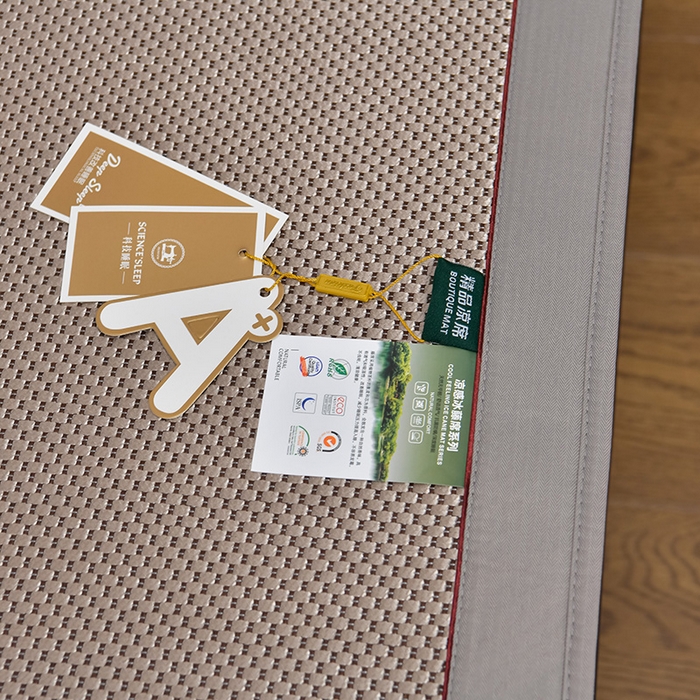 91家纺网 家纺一手货源 找家纺 小牛席业 2026新款加厚款-绣球草本清凉冰藤席系列（床笠款）清凉席凉席藤席冰藤席冰丝席草席竹席乳胶席凉感豆豆 加厚款-绣球草本清凉席（床笠款）香槟