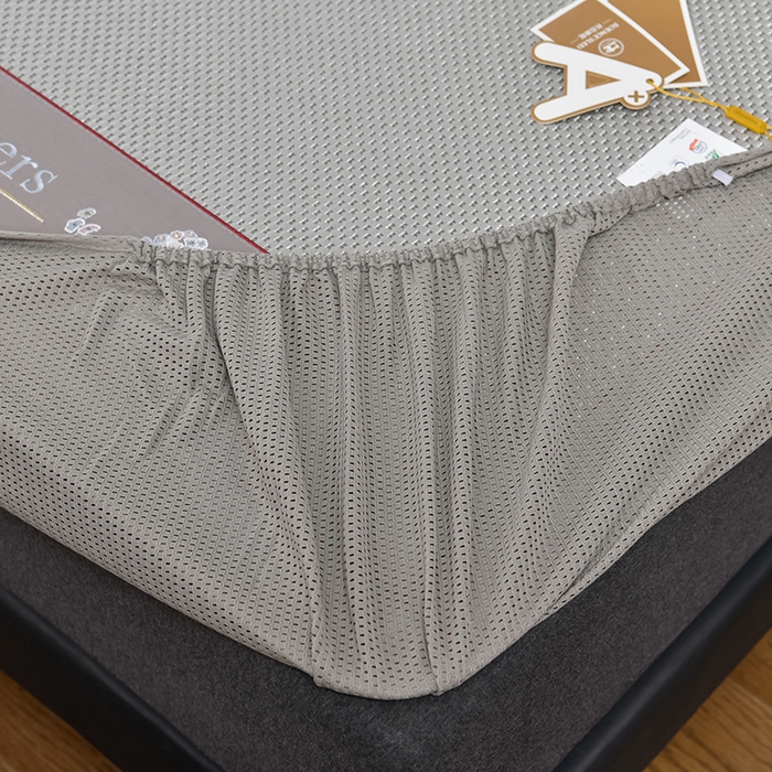 91家纺网 家纺一手货源 找家纺 小牛席业 2026新款加厚款-绣球草本清凉冰藤席系列（床笠款）清凉席凉席藤席冰藤席冰丝席草席竹席乳胶席凉感豆豆 加厚款-绣球草本清凉席（床笠款）银灰