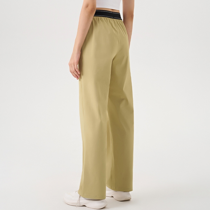 91家纺网 家纺一手货源 找家纺 （总）沐珩家纺 2026新款户外跑步运动长裤直筒宽松轻薄弹力速干健身裤口袋工装休闲裤