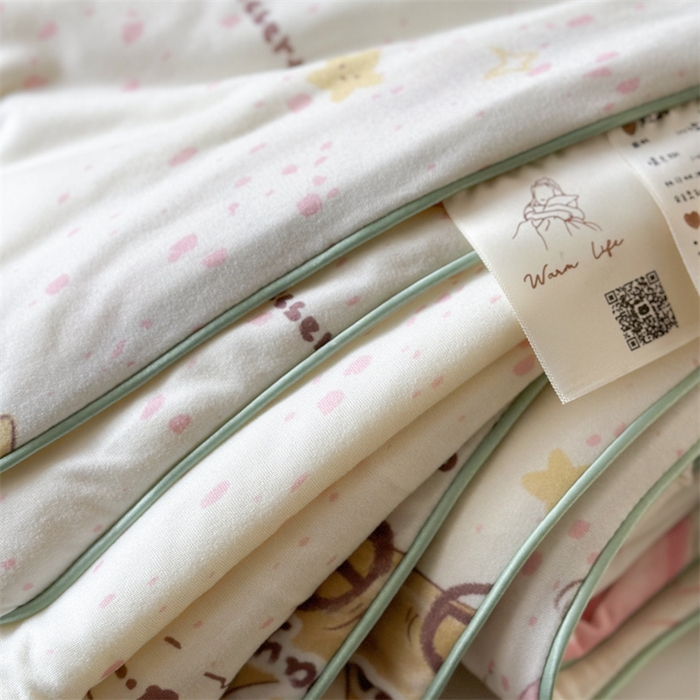 91家纺网 家纺一手货源 找家纺 暖生活 2026新款牛奶针织小清新大豆夏被 蛋糕铺