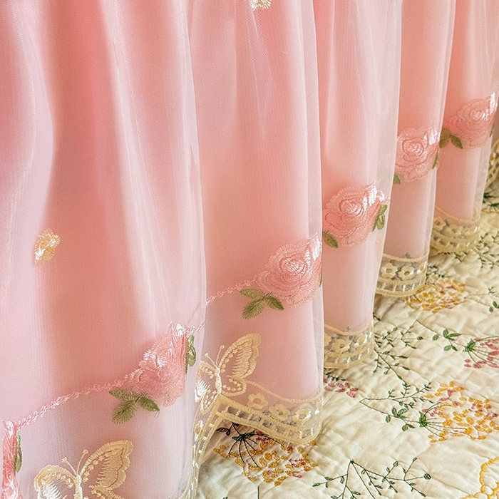 91家纺网 家纺一手货源 找家纺 （总）苏米娜 2026春夏超柔水洗棉床裙款四件套-唯爱系列