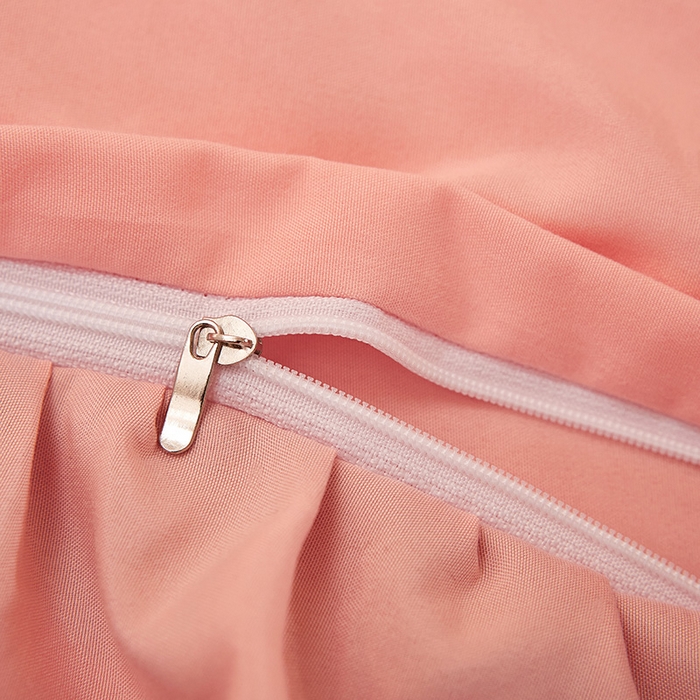 91家纺网 家纺一手货源 找家纺 （总）沐珩家纺 2026新款纯色磨毛床裙四件套-悦色系列