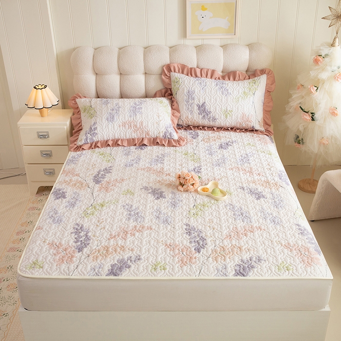 91家纺网 家纺一手货源 找家纺 （总）美达家纺 2026新款全棉夹棉床垫三件套系列