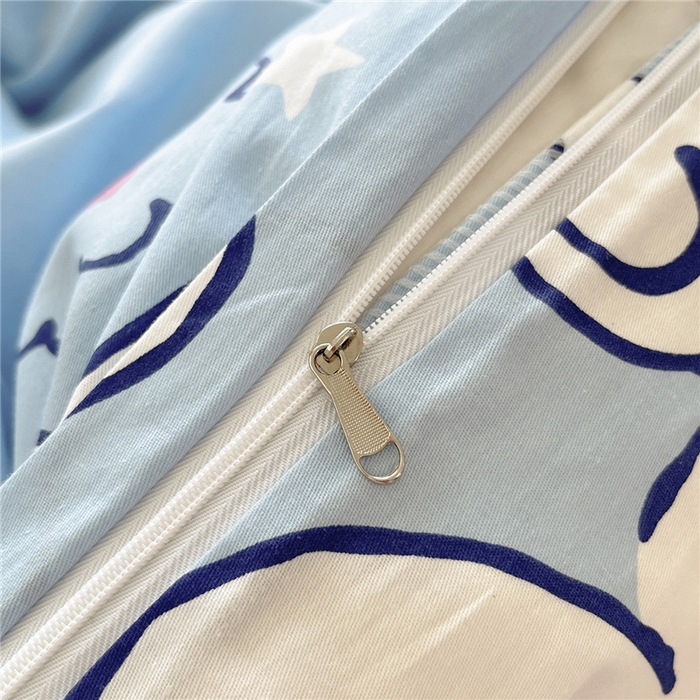 91家纺网 家纺一手货源 找家纺 桃子家居 2026新款A类三丽鸥正版授权卡通数码印花混搭纯棉印花系列四件套 棉三丽鸥-牛奶玉桂狗