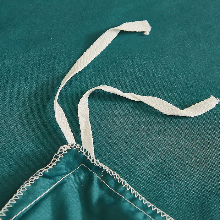 91家纺网 家纺一手货源 找家纺 沐珩家纺 2026新款轻奢典藏艺术亲肤磨毛欧式花边床裙款四件套-莫娜 莫娜-孔雀绿