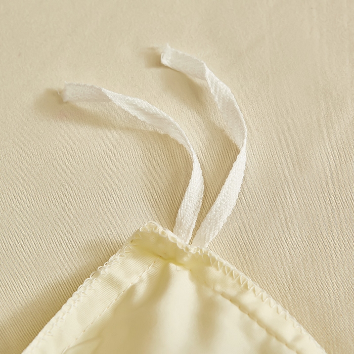 91家纺网 家纺一手货源 找家纺 沐珩家纺 2026新款轻奢典藏艺术亲肤磨毛欧式花边床裙款四件套-莫娜 莫娜-象牙白