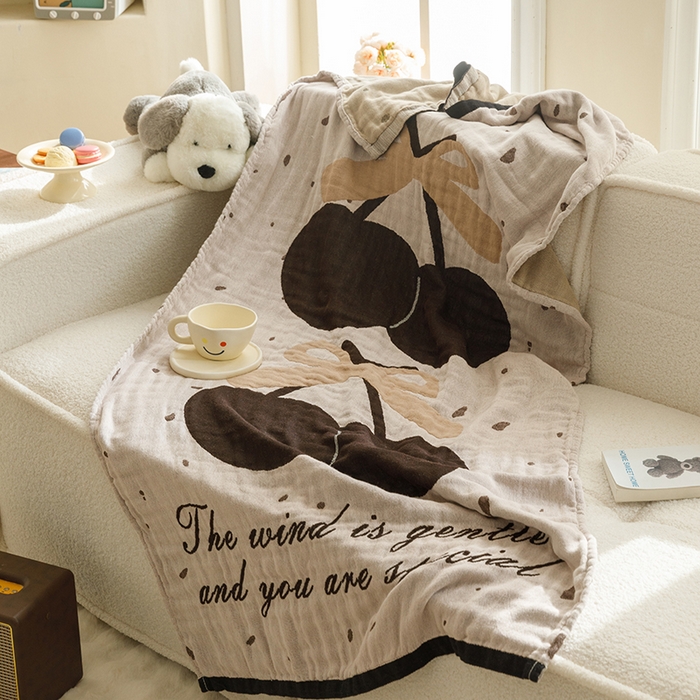 91家纺网 家纺一手货源 找家纺 （总）沐珩家纺 2026新款全棉纯棉四层纱布浴巾沙发巾加大尺寸多功能毛巾毯