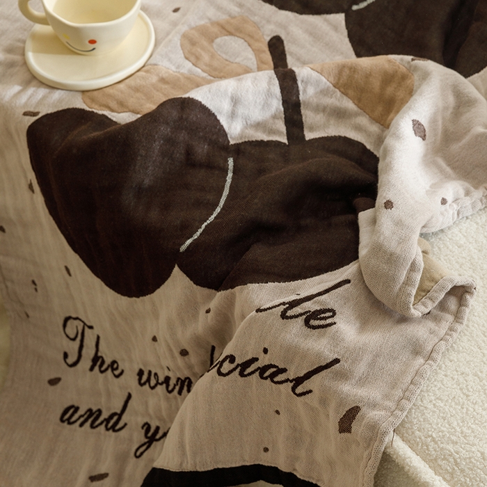 91家纺网 家纺一手货源 找家纺 （总）沐珩家纺 2026新款全棉纯棉四层纱布浴巾沙发巾加大尺寸多功能毛巾毯