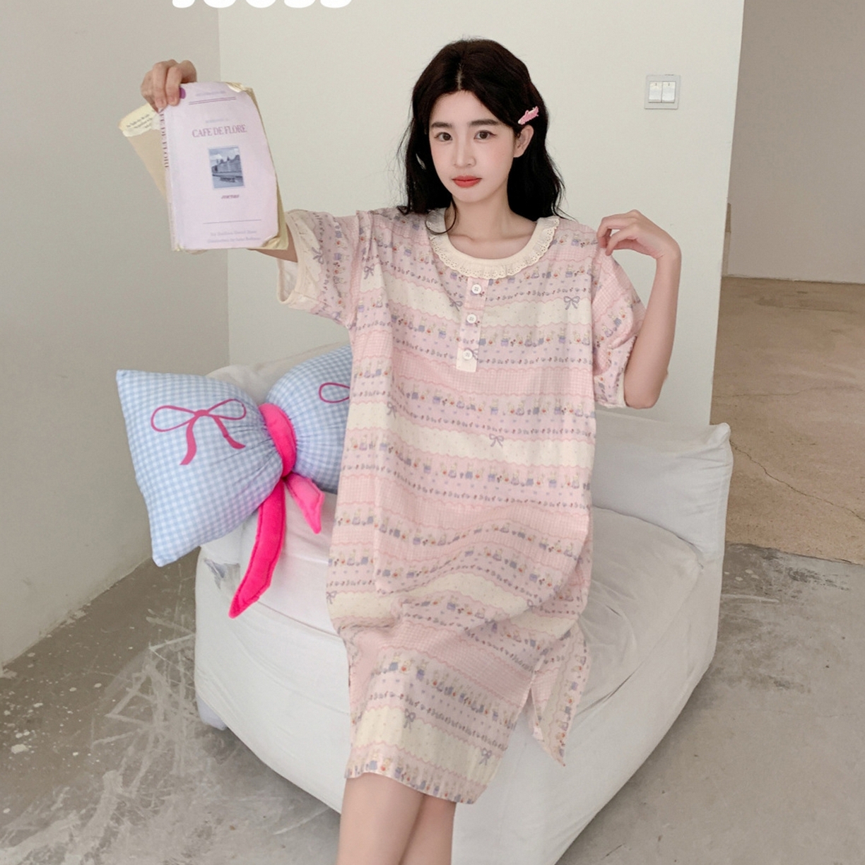 91家纺网 家纺一手货源 找家纺 （总）妍景家居生活馆 2026新款春日特辑家居裙