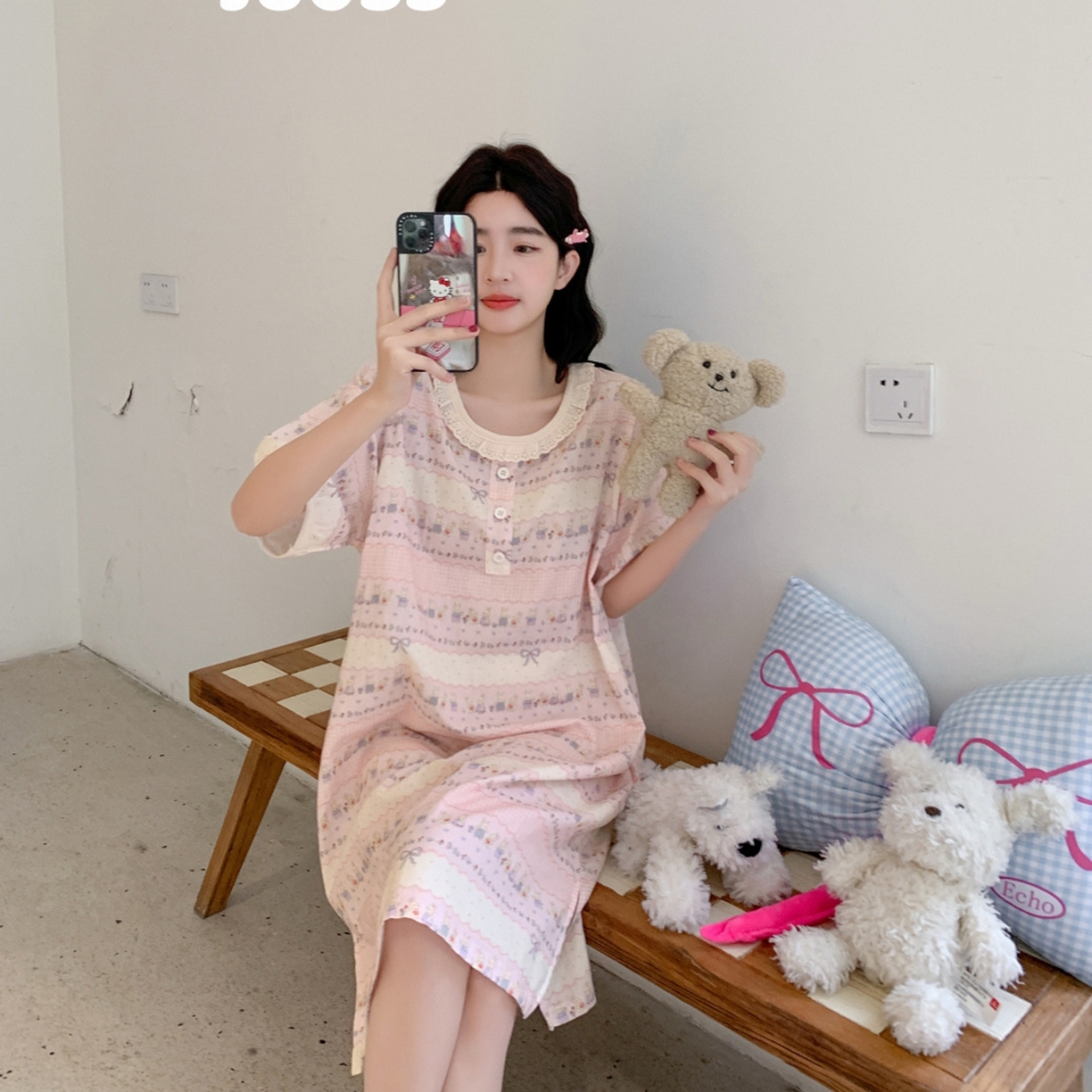 91家纺网 家纺一手货源 找家纺 （总）妍景家居生活馆 2026新款春日特辑家居裙