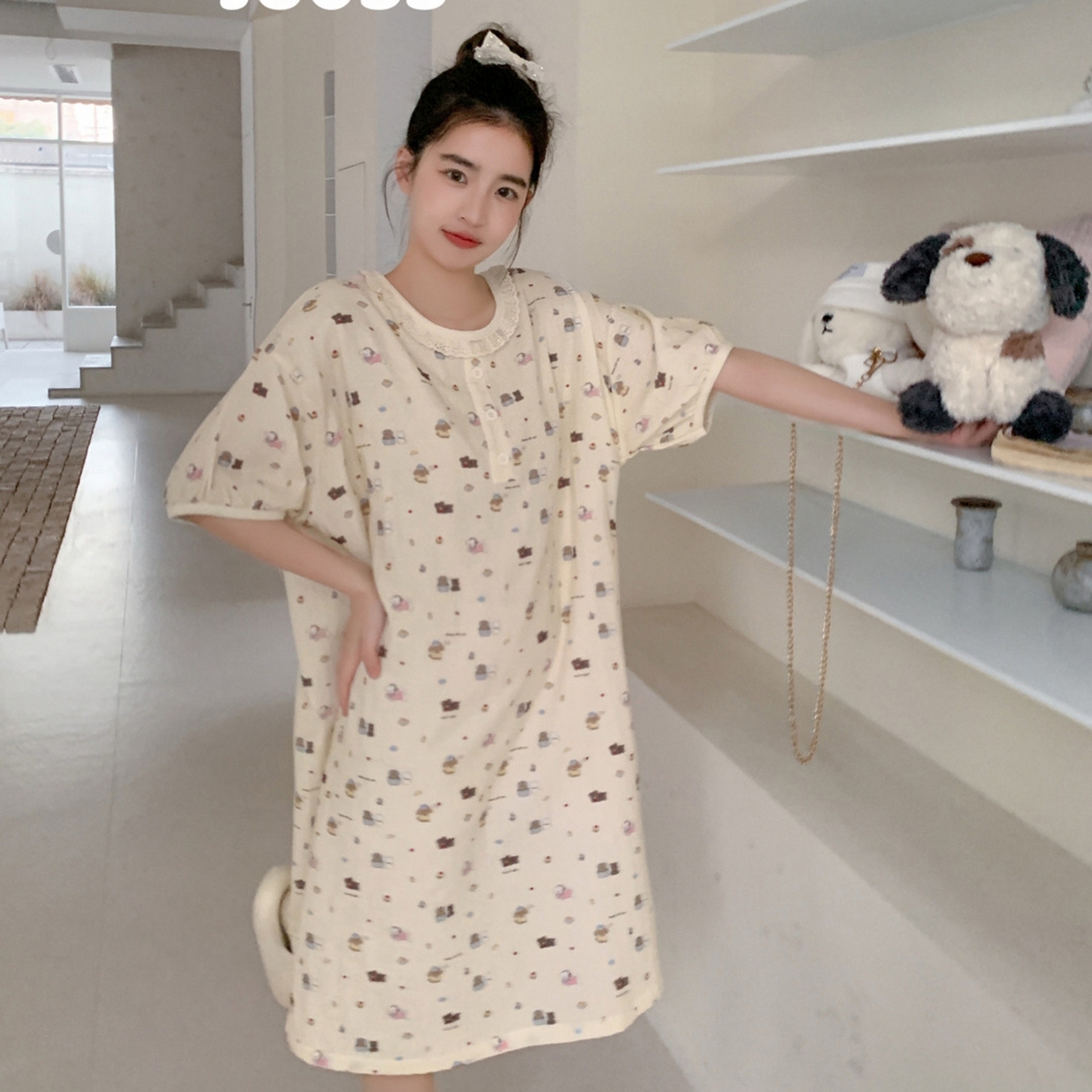 91家纺网 家纺一手货源 找家纺 （总）妍景家居生活馆 2026新款春日特辑家居裙