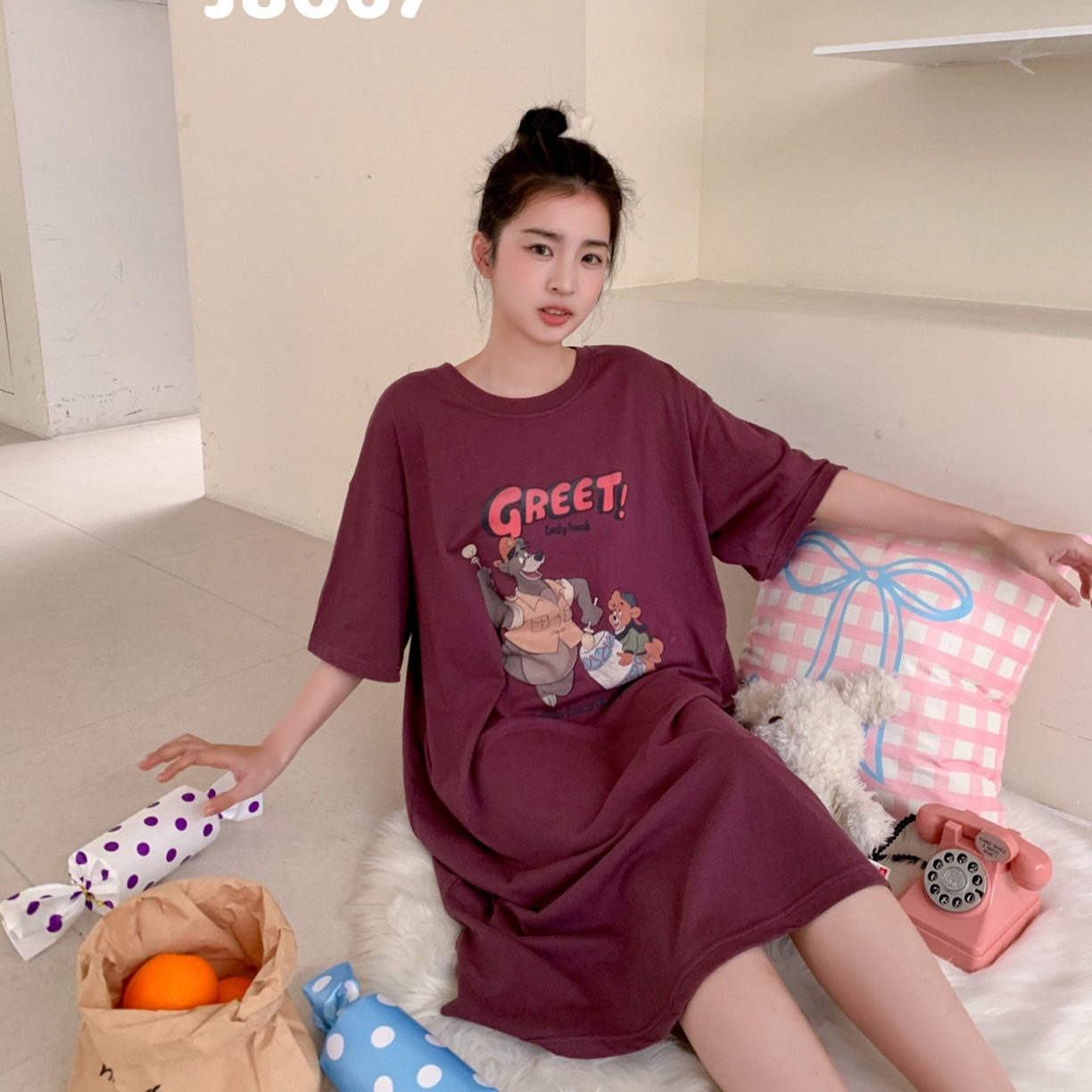 91家纺网 家纺一手货源 找家纺 （总）妍景家居生活馆 2026新款丹麦夏日懒人裙