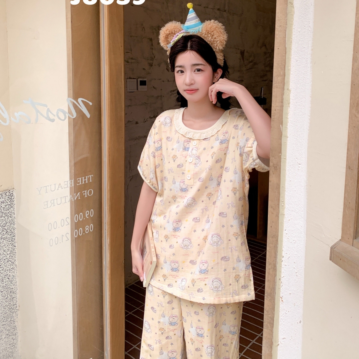 91家纺网 家纺一手货源 找家纺 妍景家居生活馆 2026新款甜蜜星愿套装 黄色