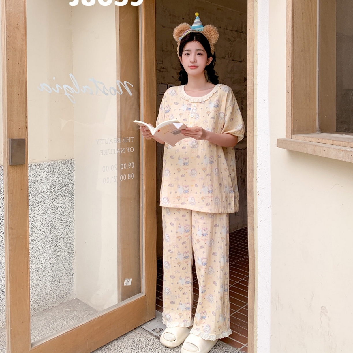 91家纺网 家纺一手货源 找家纺 妍景家居生活馆 2026新款甜蜜星愿套装 黄色