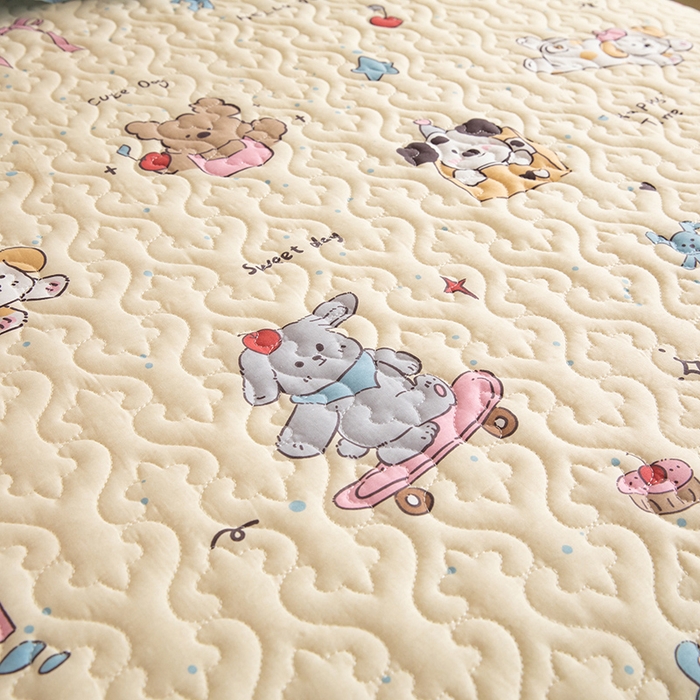 91家纺网 家纺一手货源 找家纺 （总）美达家纺 2026新款A类全棉夹棉蕾丝花边床盖