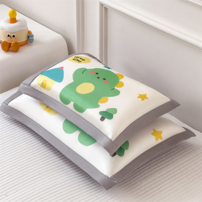 91家纺网 家纺一手货源 找家纺 （总）兄弟坊 2026新款大版碳光冰丝儿童枕头午睡枕学生枕头枕芯幼儿园枕头