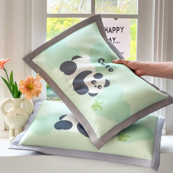 91家纺网 家纺一手货源 找家纺 （总）兄弟坊 2026新款大版碳光冰丝儿童枕头午睡枕学生枕头枕芯幼儿园枕头