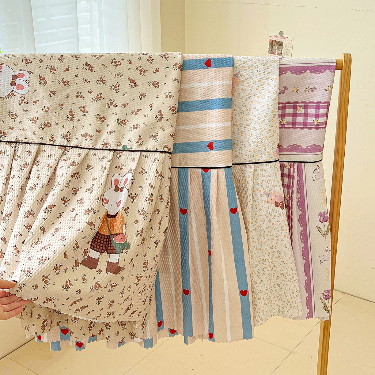 鹿辉家居（原吉欧力） 2026新款泡泡床裙四件套 组合图