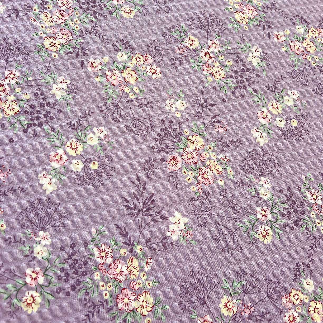 91家纺网 家纺一手货源 找家纺 鹿辉家居（原吉欧力） 2026新款泡泡床裙四件套 床裙款-紫韵花开