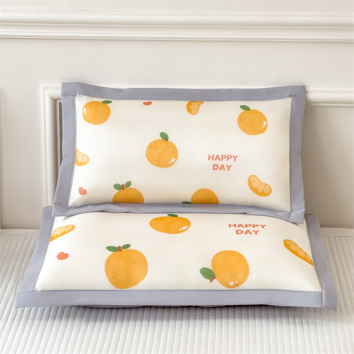 91家纺网 家纺一手货源 找家纺 兄弟坊 2026新款大版碳光冰丝儿童枕头午睡枕学生枕头枕芯幼儿园枕头 冰丝枕头-柿柿如意