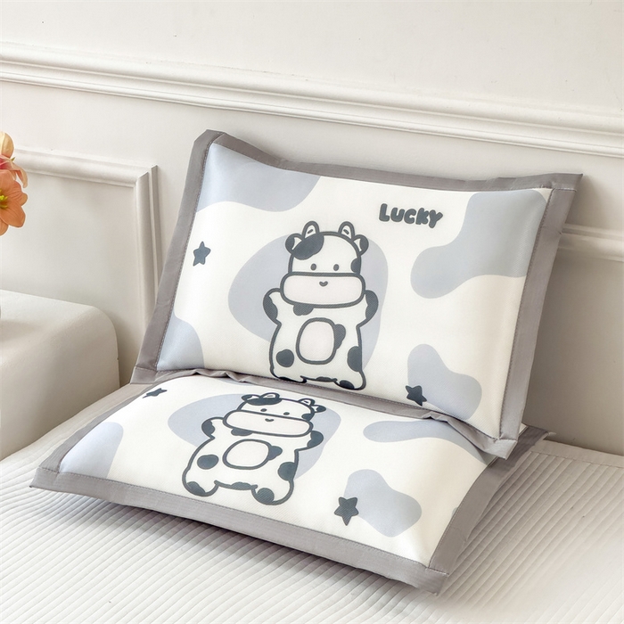 91家纺网 家纺一手货源 找家纺 兄弟坊 2026新款大版碳光冰丝儿童枕头午睡枕学生枕头枕芯幼儿园枕头 冰丝枕头-幸运牛年