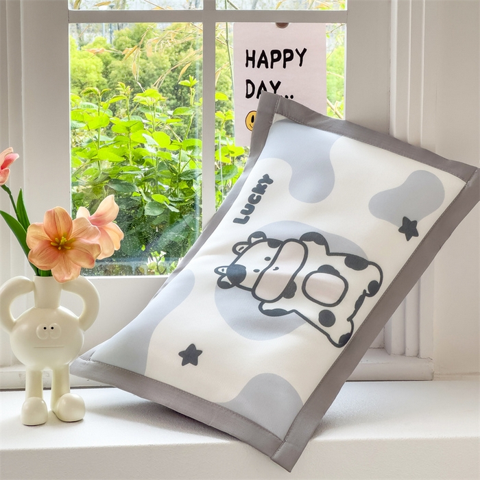 91家纺网 家纺一手货源 找家纺 兄弟坊 2026新款大版碳光冰丝儿童枕头午睡枕学生枕头枕芯幼儿园枕头 冰丝枕头-幸运牛年