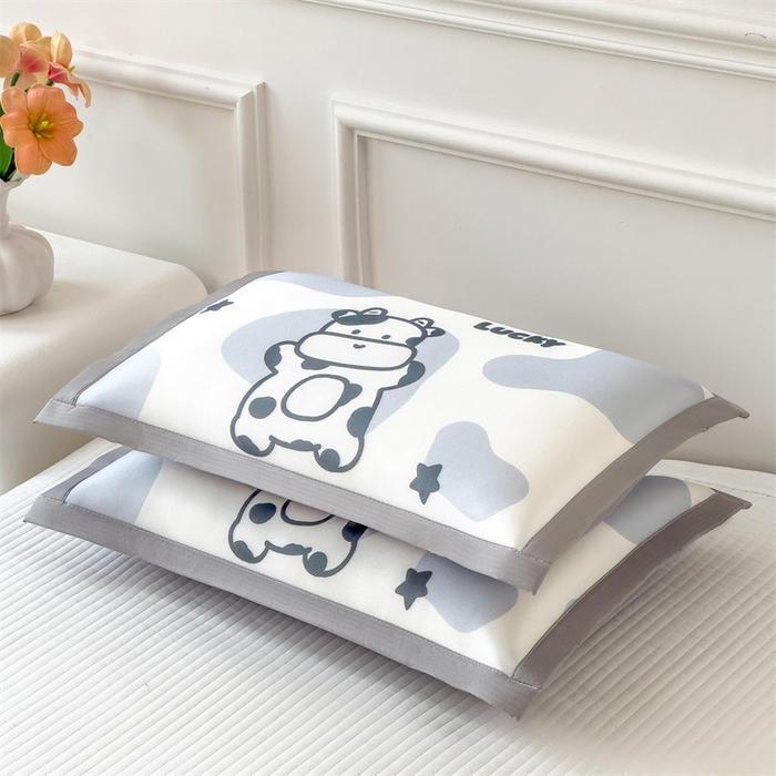 91家纺网 家纺一手货源 找家纺 兄弟坊 2026新款大版碳光冰丝儿童枕头午睡枕学生枕头枕芯幼儿园枕头 冰丝枕头-幸运牛年