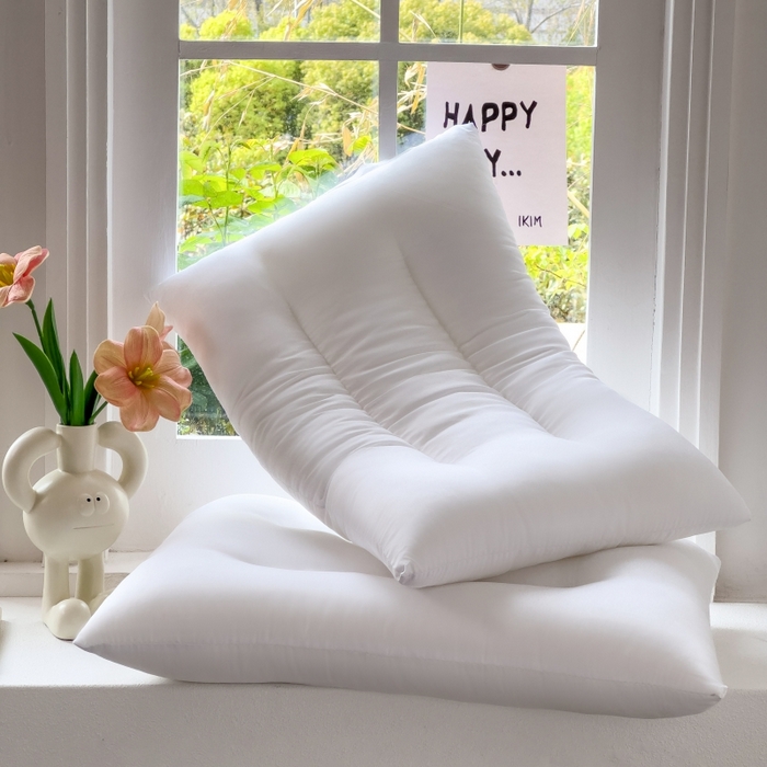 91家纺网 家纺一手货源 找家纺 兄弟坊 2026新款大版碳光冰丝儿童枕头午睡枕学生枕头枕芯幼儿园枕头 组合图仅做展示