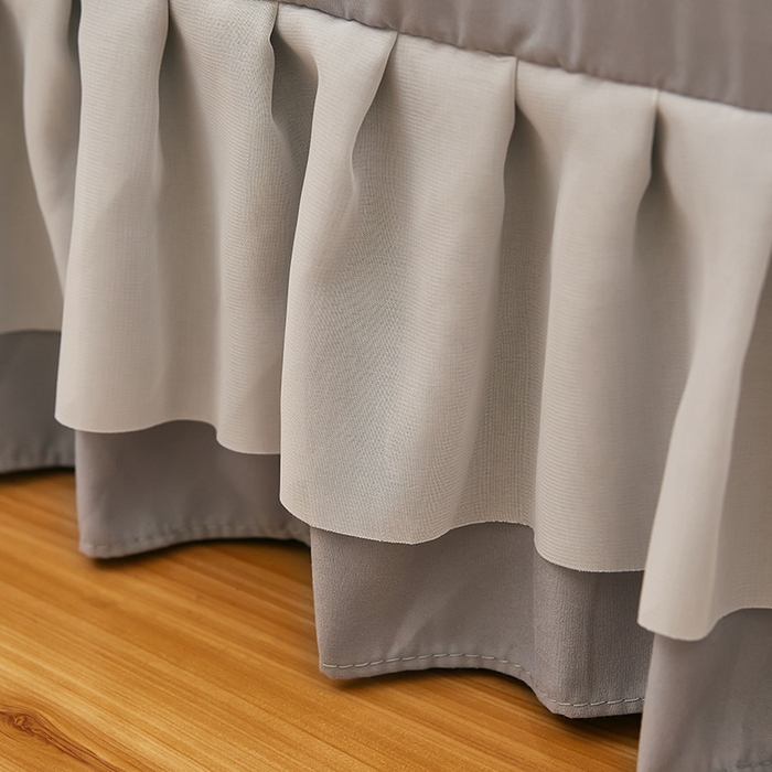 91家纺网 家纺一手货源 找家纺 沐珩家纺 2026新款韩版公主风亲肤磨毛床单四件套-爱恋系列 爱恋-帝都灰