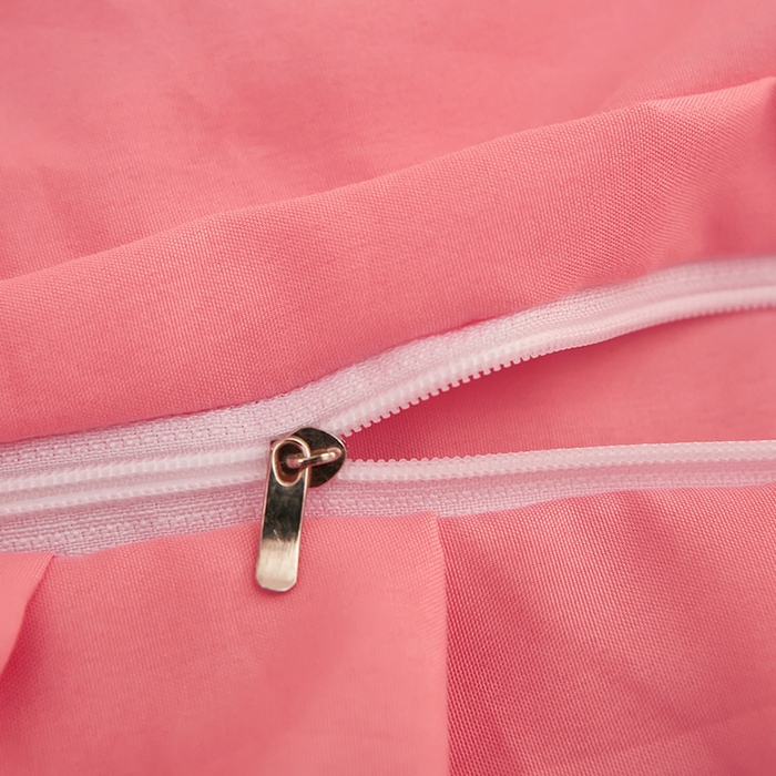 91家纺网 家纺一手货源 找家纺 沐珩家纺 2026新款韩版公主风亲肤磨毛床单四件套-爱恋系列 爱恋-萝莉粉