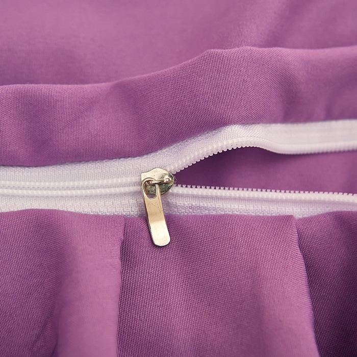 91家纺网 家纺一手货源 找家纺 沐珩家纺 2026新款韩版公主风亲肤磨毛床单四件套-爱恋系列 爱恋-香芋紫