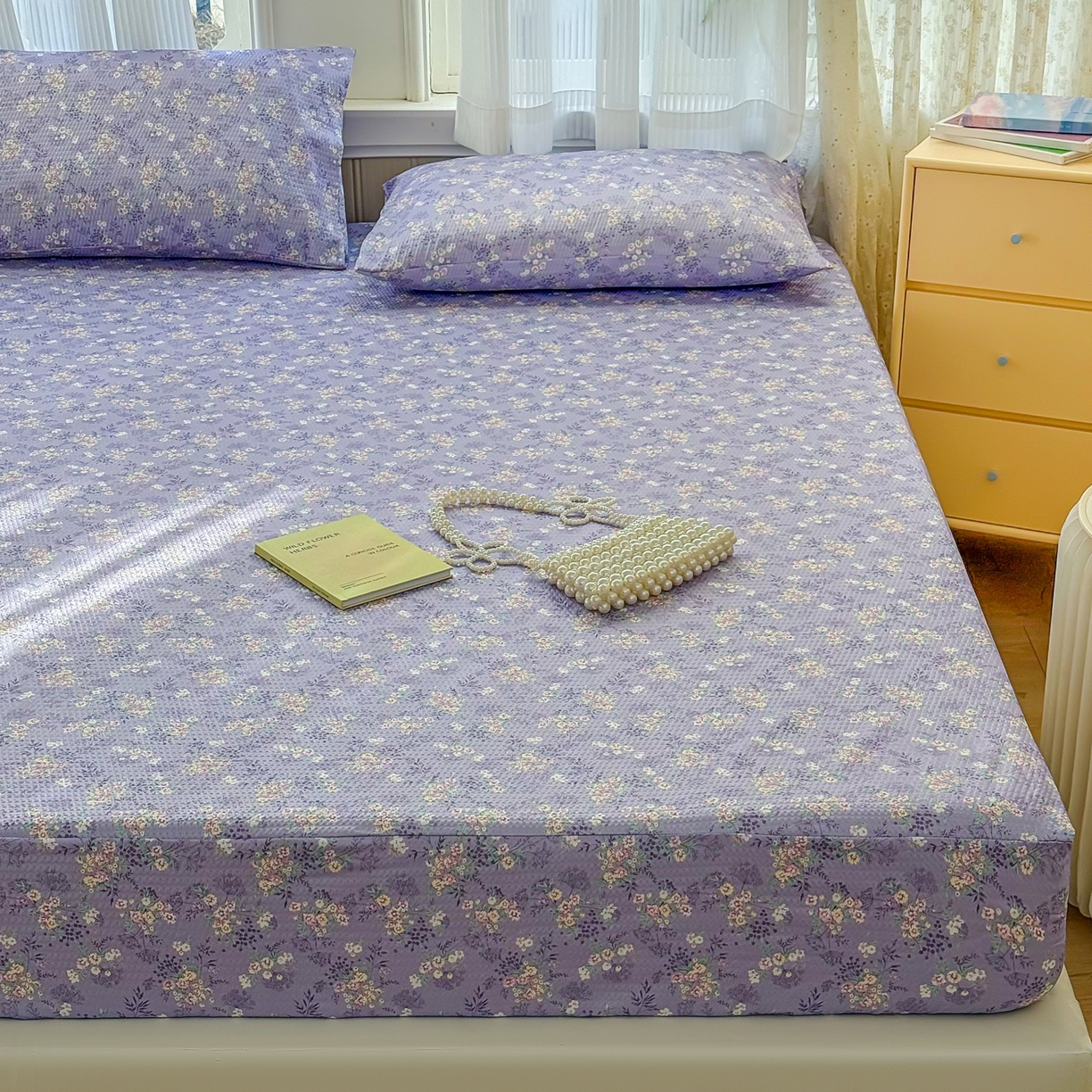 91家纺网 家纺一手货源 找家纺 （总）鹿辉家居（原吉欧力） 2026新款3D立体压泡床笠三件套