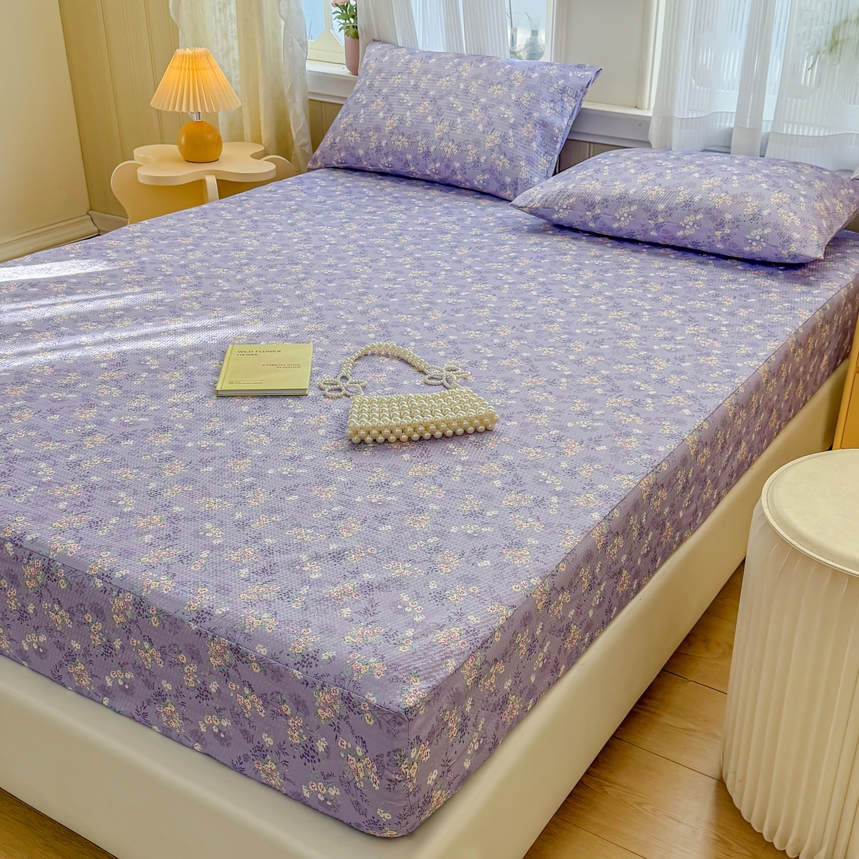 91家纺网 家纺一手货源 找家纺 （总）鹿辉家居（原吉欧力） 2026新款3D立体压泡床笠三件套