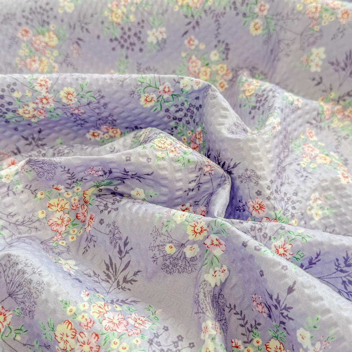 91家纺网 家纺一手货源 找家纺 鹿辉家居（原吉欧力） 2026新款3D立体压泡床笠三件套 紫韵花开