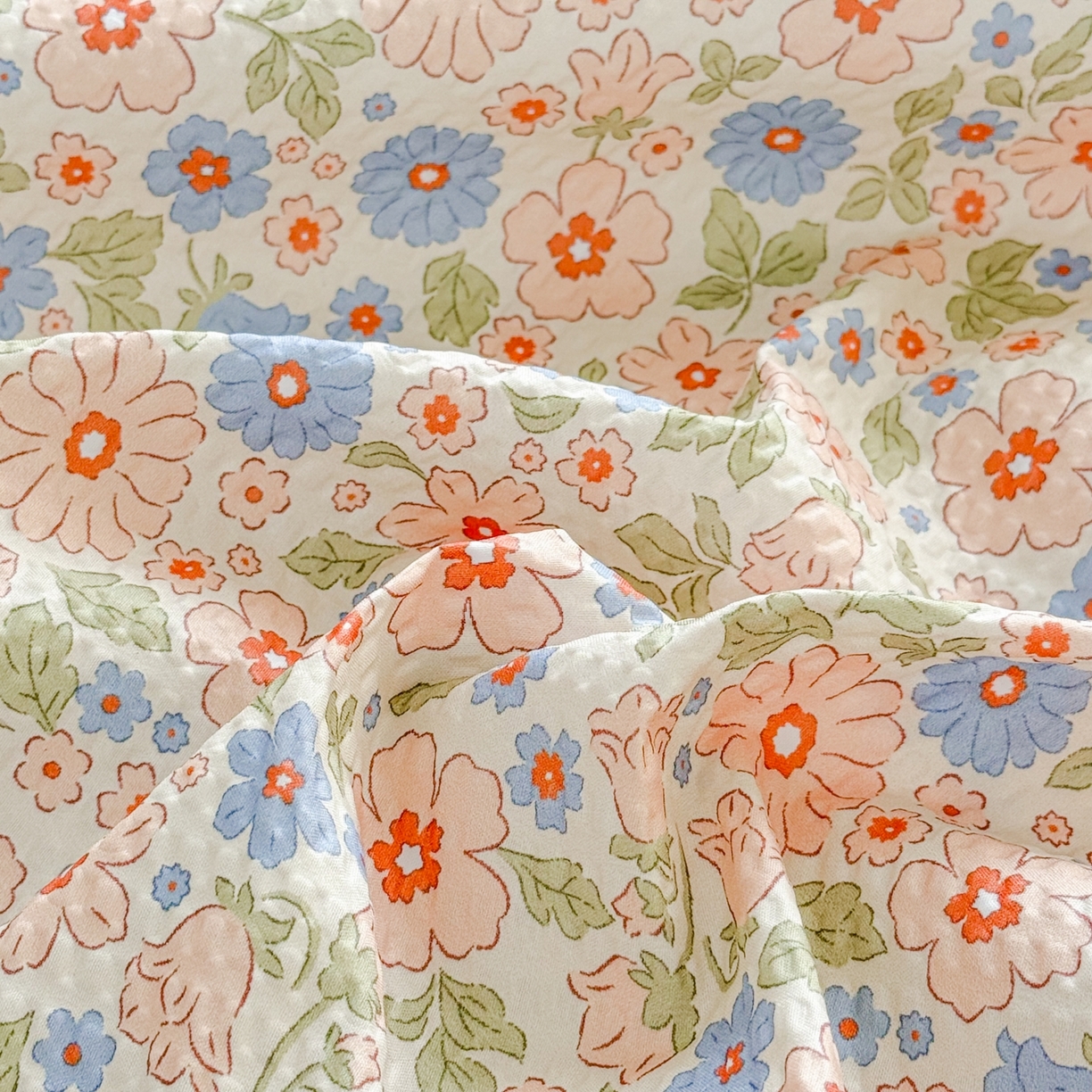 91家纺网 家纺一手货源 找家纺 鹿辉家居（原吉欧力） 2026新款3D立体压泡床笠三件套 花园宠物