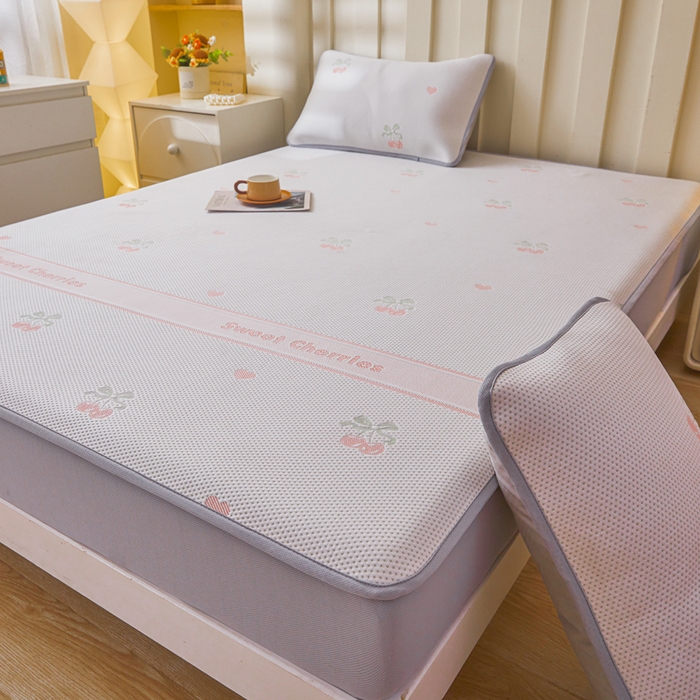 91家纺网 家纺一手货源 找家纺 （总）凯罗 2026春夏凉豆豆小红书爆款A类乙纶PE凉豆豆床笠款可水洗床笠