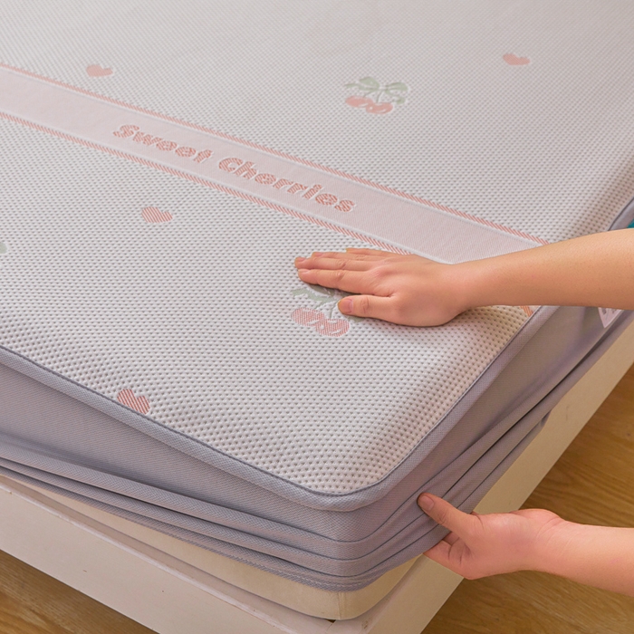 91家纺网 家纺一手货源 找家纺 （总）凯罗 2026春夏凉豆豆小红书爆款A类乙纶PE凉豆豆床笠款可水洗床笠