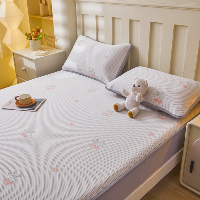 91家纺网 家纺一手货源 找家纺 （总）凯罗 2026春夏凉豆豆小红书爆款A类乙纶PE凉豆豆床笠款可水洗床笠