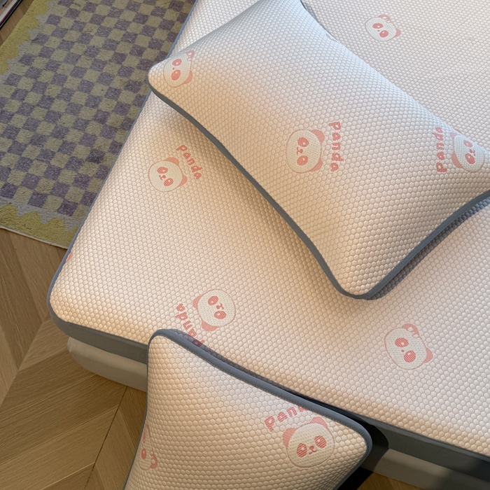 91家纺网 家纺一手货源 找家纺 凯罗 2026春夏凉豆豆小红书爆款A类乙纶PE凉豆豆床笠款可水洗床笠 盼盼乐园-粉