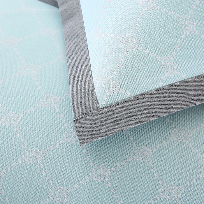 91家纺网 家纺一手货源 找家纺 （总）小牛席业 2026新款PE小玫瑰提花夏凉冰丝枕套凉枕套凉枕套冰丝枕套藤枕套冰藤枕套冰丝枕套竹枕套凉席枕套豆豆