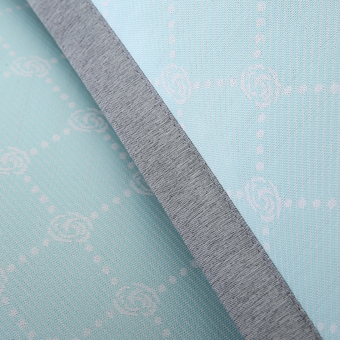 91家纺网 家纺一手货源 找家纺 小牛席业 2026新款PE小玫瑰提花夏凉冰丝枕套凉枕套凉枕套冰丝枕套藤枕套冰藤枕套冰丝枕套竹枕套凉席枕套豆豆 湖蓝