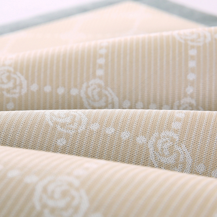 91家纺网 家纺一手货源 找家纺 小牛席业 2026新款PE小玫瑰提花夏凉冰丝枕套凉枕套凉枕套冰丝枕套藤枕套冰藤枕套冰丝枕套竹枕套凉席枕套豆豆 香槟