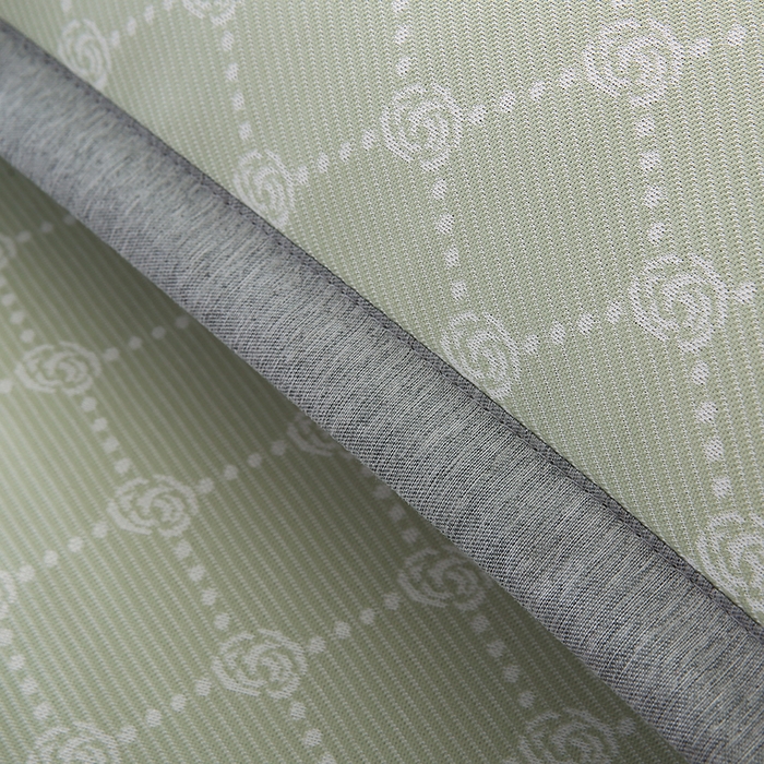 91家纺网 家纺一手货源 找家纺 小牛席业 2026新款PE小玫瑰提花夏凉冰丝枕套凉枕套凉枕套冰丝枕套藤枕套冰藤枕套冰丝枕套竹枕套凉席枕套豆豆 绿色